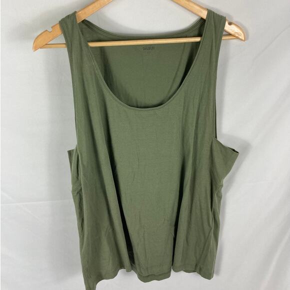 Kate Spade Saturday Let Loose Olive Green Tank Size XL - Picture 2 of 6